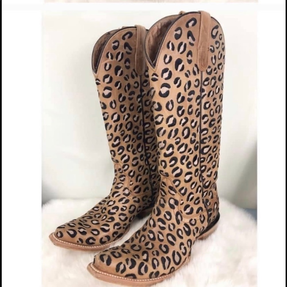 Ariat leopard boots